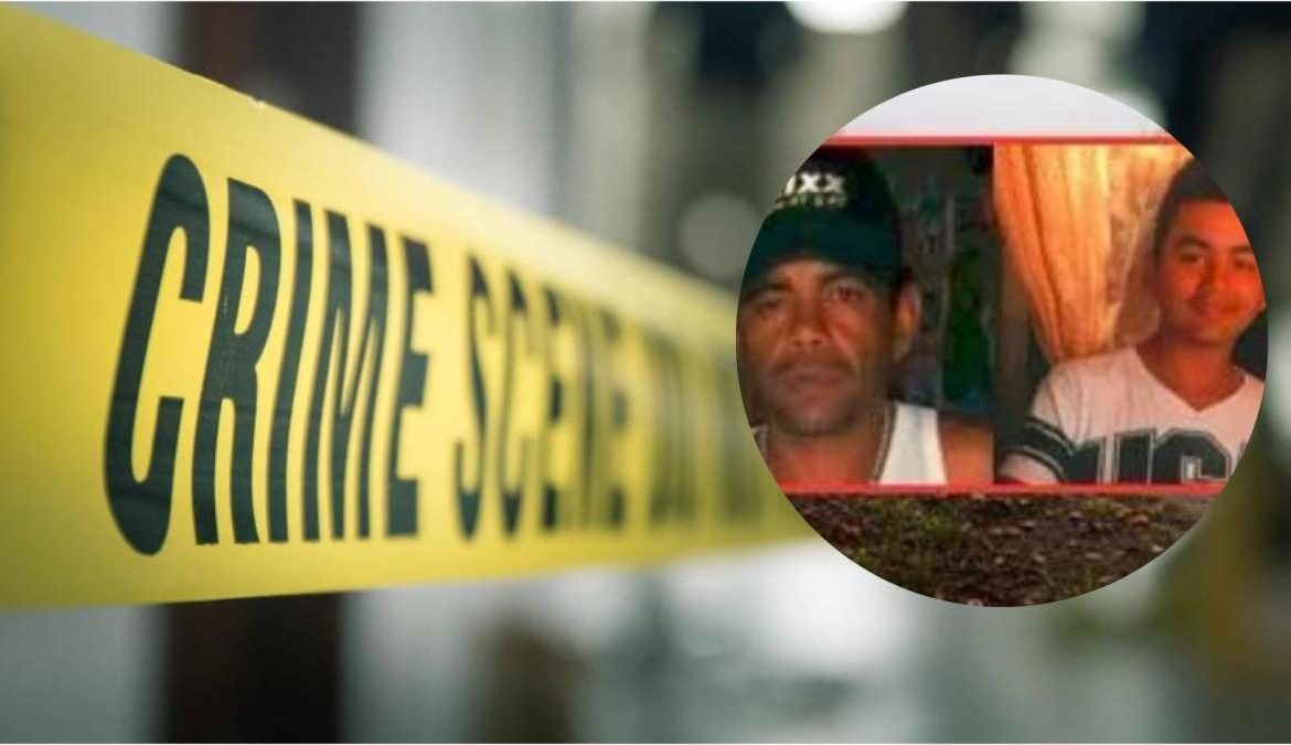 padre e hijo, entre los identificados