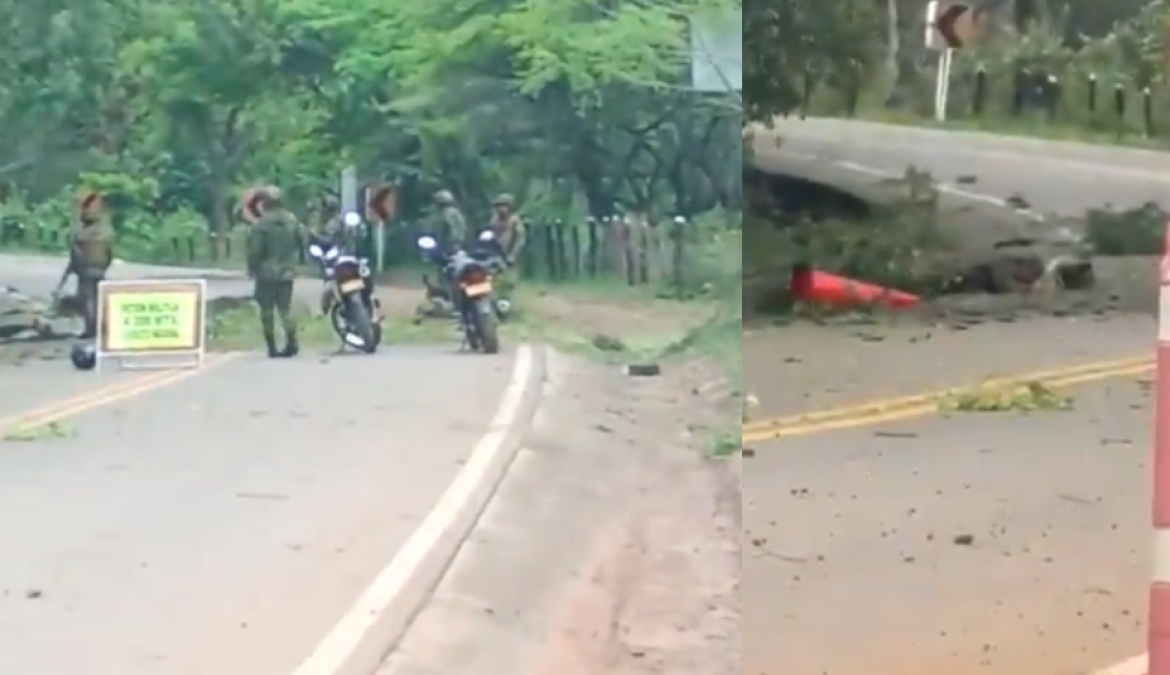 Ataque con artefactos explosivos contra base militar de Norte de Santander deja un soldado muerto y varios heridos
