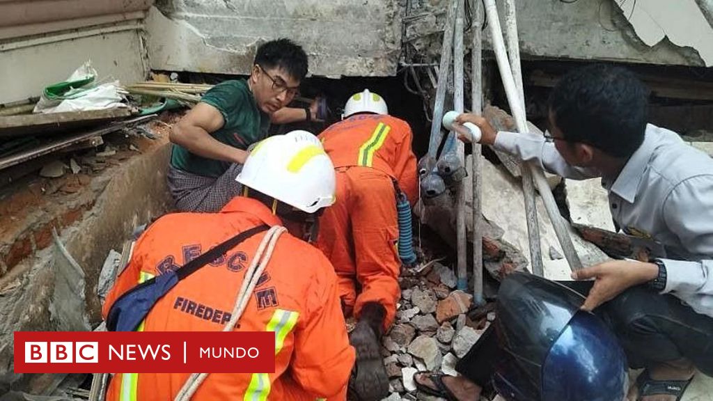 Terremoto en Myanmar: la desesperación en la búsqueda de desaparecidos del sismo de magnitud 7,7 que ha dejado cientos de víctimas