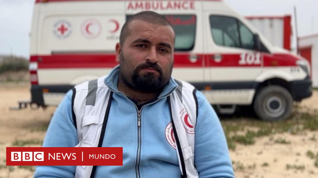 “Todos éramos civiles”: el testimonio del único sobreviviente del ataque en el que murieron 15 paramédicos y rescatistas en Gaza que contradice la versión de Israel